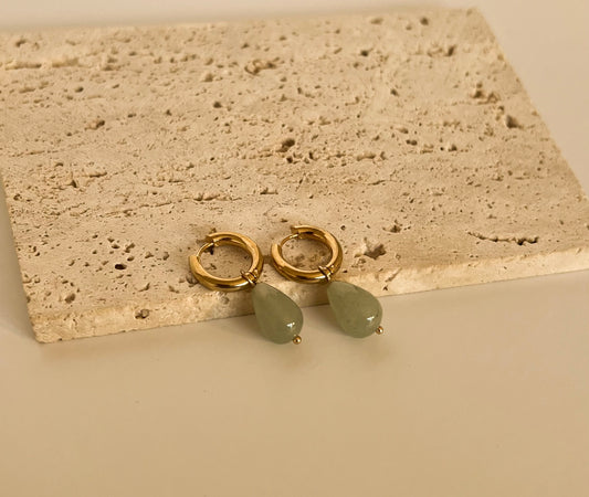 The Jade Drop Earrings