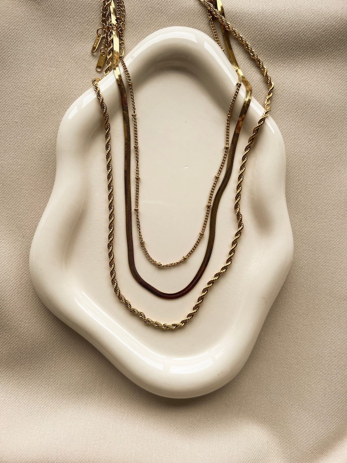 The Layered Gold Necklace Set