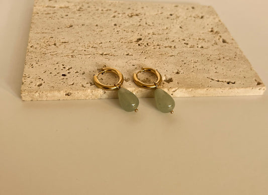 The Jade Drop Earrings