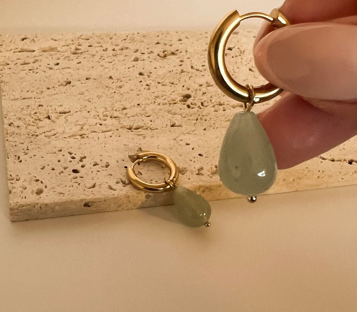 The Jade Drop Earrings
