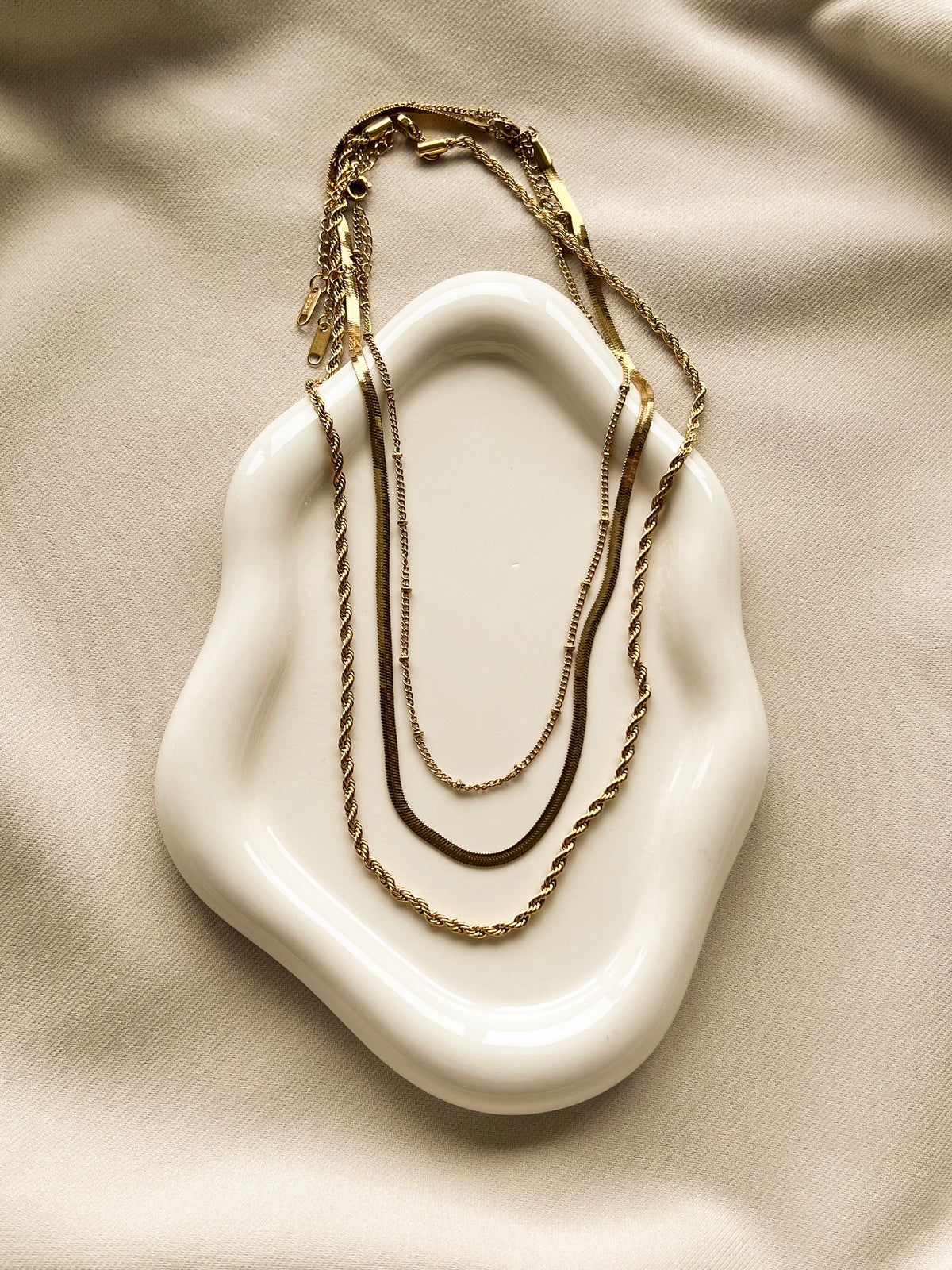 The Layered Gold Necklace Set