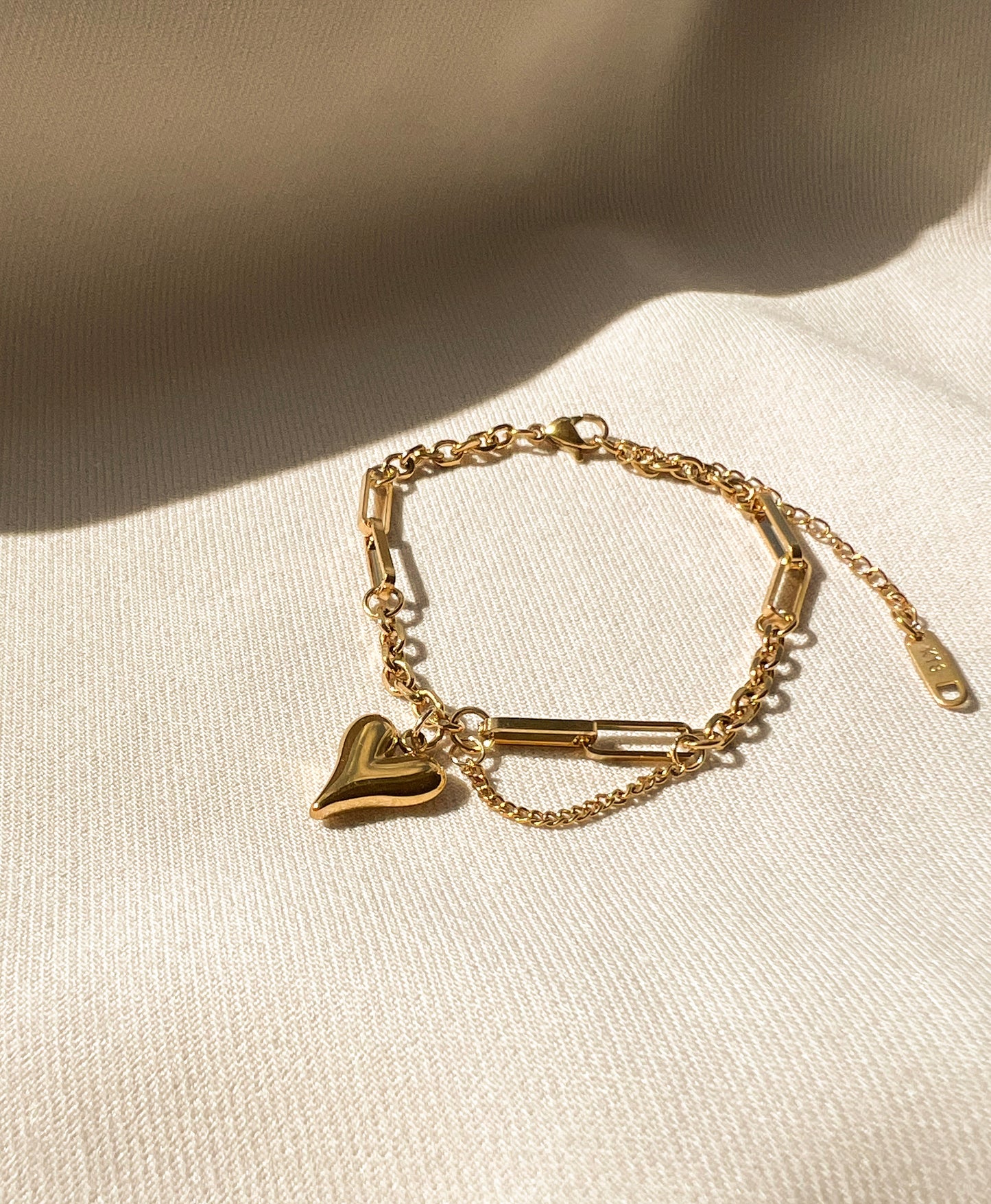The Heart Charm Bracelet