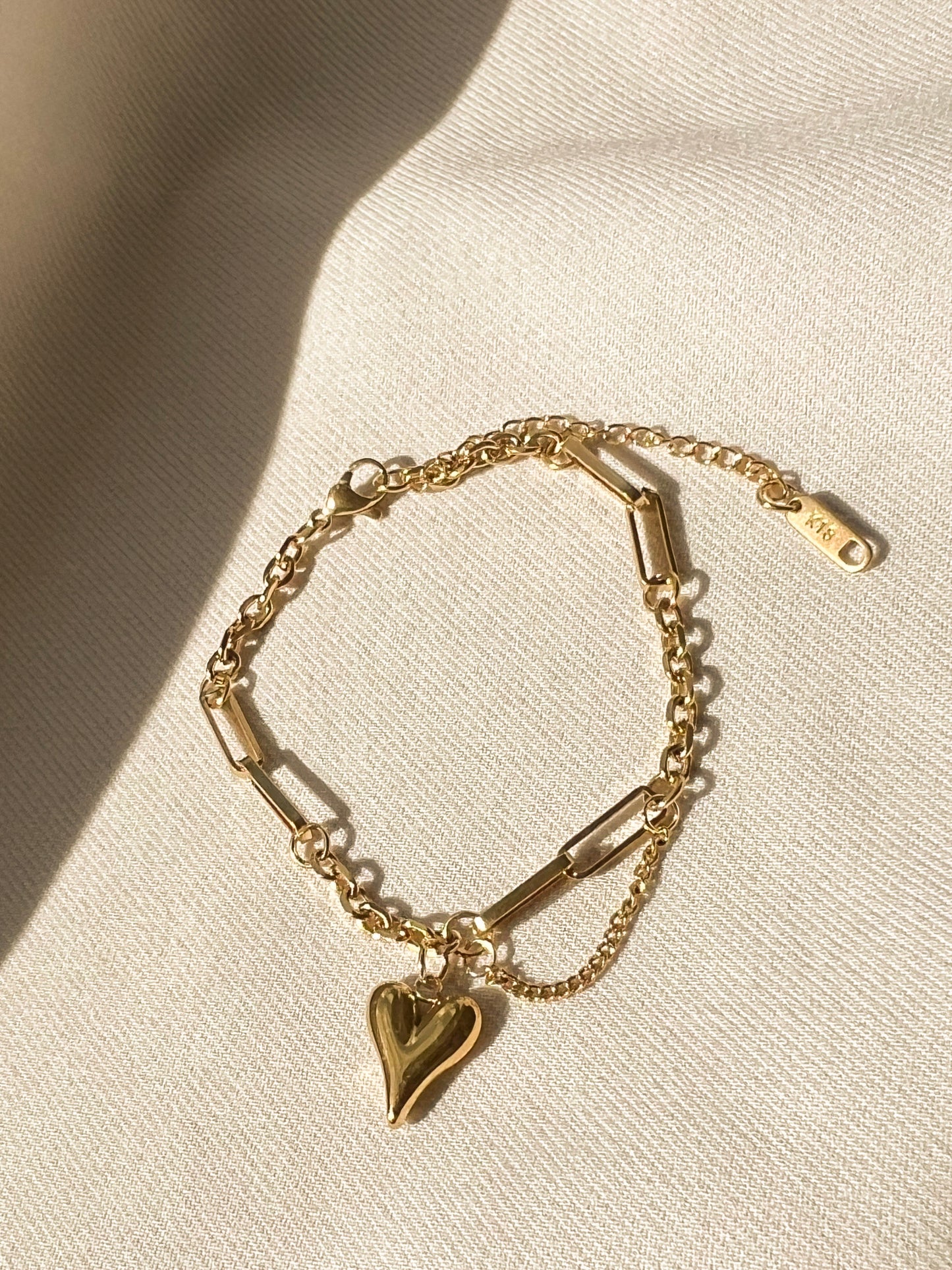 The Heart Charm Bracelet
